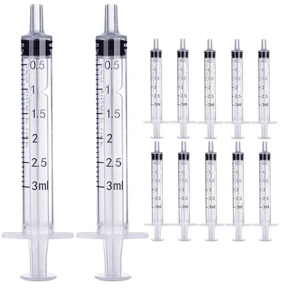 

3ml Disposable Oral Syringes Sterile Individually Packed Without Needles for Liquid Measurement & Lab Scientific Use