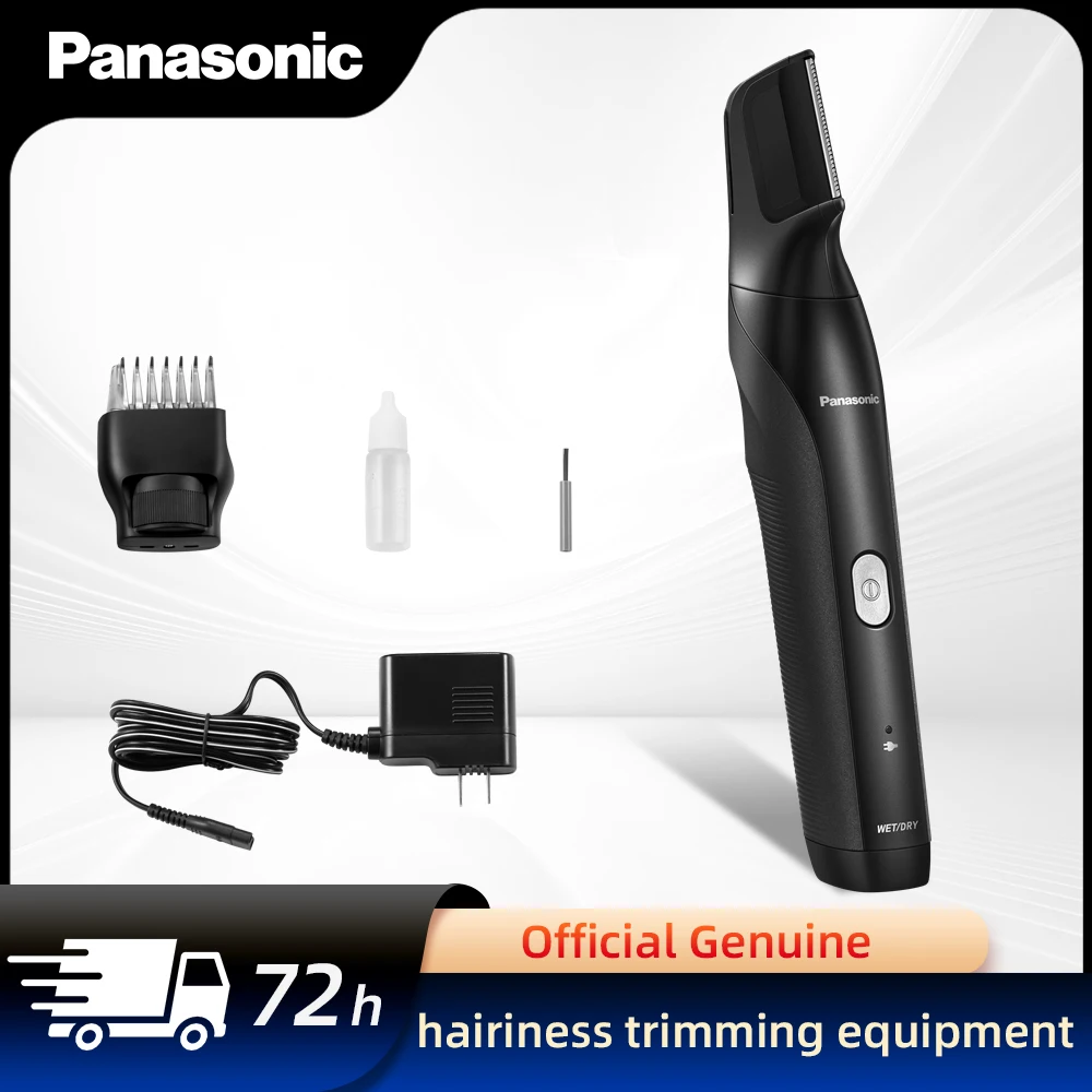 Panasonic Wet Dry Groin Body Trimmer For Men Face Beard Hair Trimmer Clipper Pubic Ball Electric Shaver Body Groomer