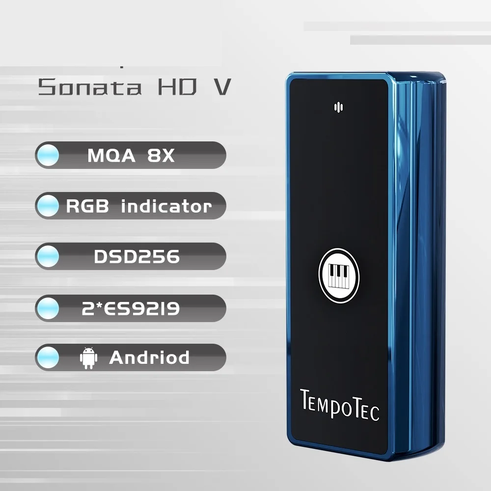 To Sonata HD V MQA TIDAL Type C To 3.5MM USB DAC Dongle Headphone Amplifier Dual ES9219 DSD256 For Android & MacOS & WIN