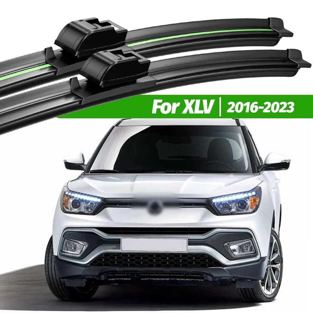 For Ssangyong XLV 2016-2023 2pcs Front Windshield Wiper Blades 2017 2018 2019 2020 2021 2022 Windscreen Window Accessories