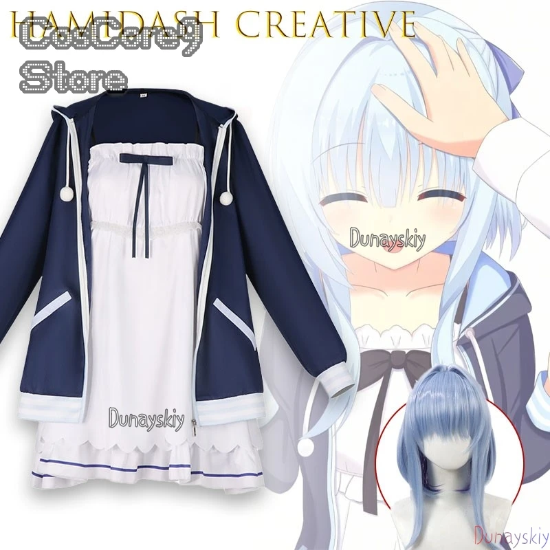 

HamiDash Creative Kiniya Chin Косплей תח Fiskת Полный комплект Аниме Игровой персонаж Ролевая игра Наряд для женщин Хэллоуин вечерние Лолита