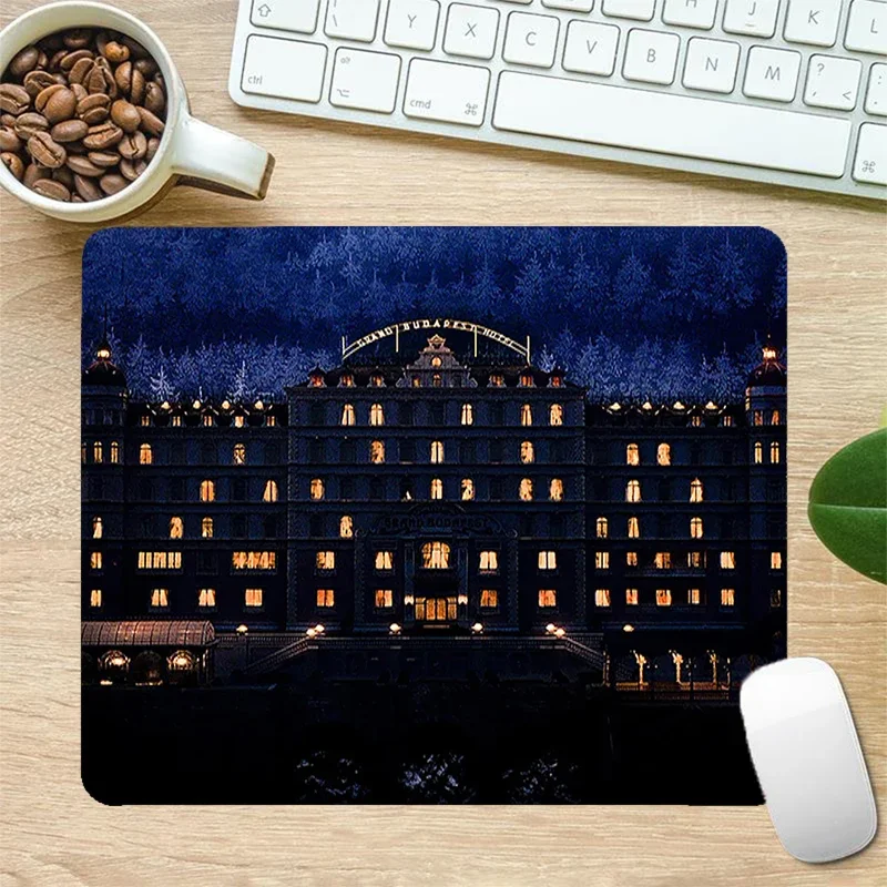 Grand Budapest Hotel Pc Accessories Mousepad Company Mouse Gamer Girl Hot Pad Desk Accessory Computer Mat Gaming Laptop Anime