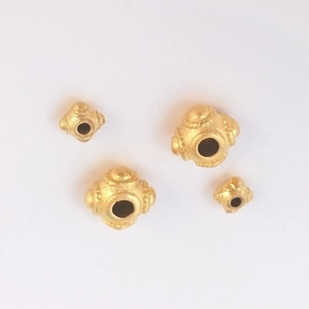 

Sand Gold Dragonfly Eye Four Corners Bead Spacer Handmade Loose Bead Accessories DIY Bracelet Necklace Jewelry Beaded Material