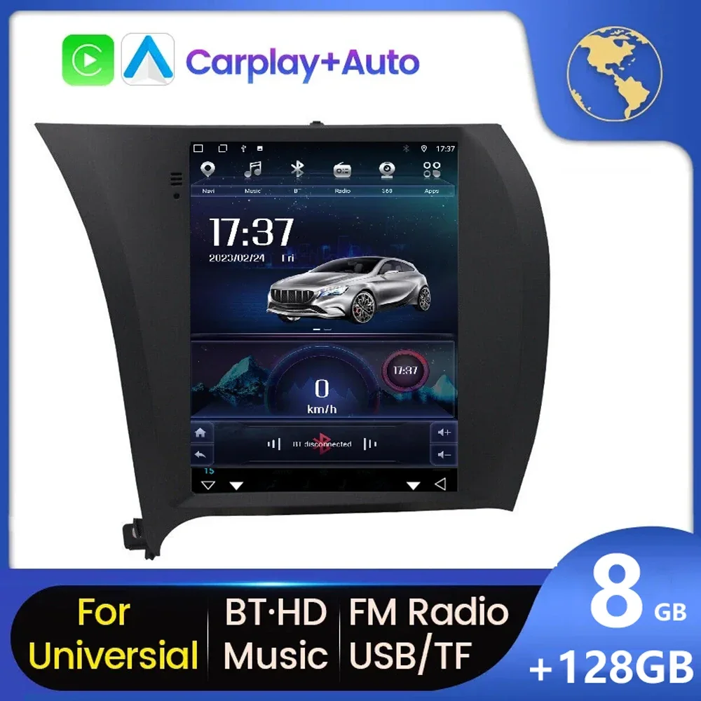 

For KIA CERATO K3 FORTE 2013-2017 Car Radio Autoradio for Tesla Vertical Screen Multimedia Video Player Navigation GPS 4G+WIFI