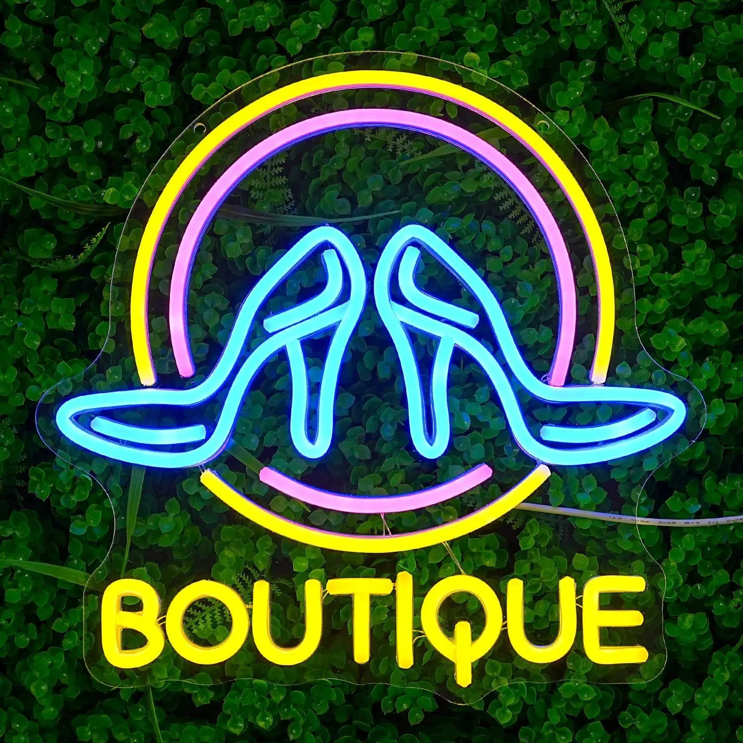 Boutique LED Neon Light - USB Powered, With Dimmer, Adjustable Brightness, Perfect for Shops, Retail Spaces, Fashion Decor