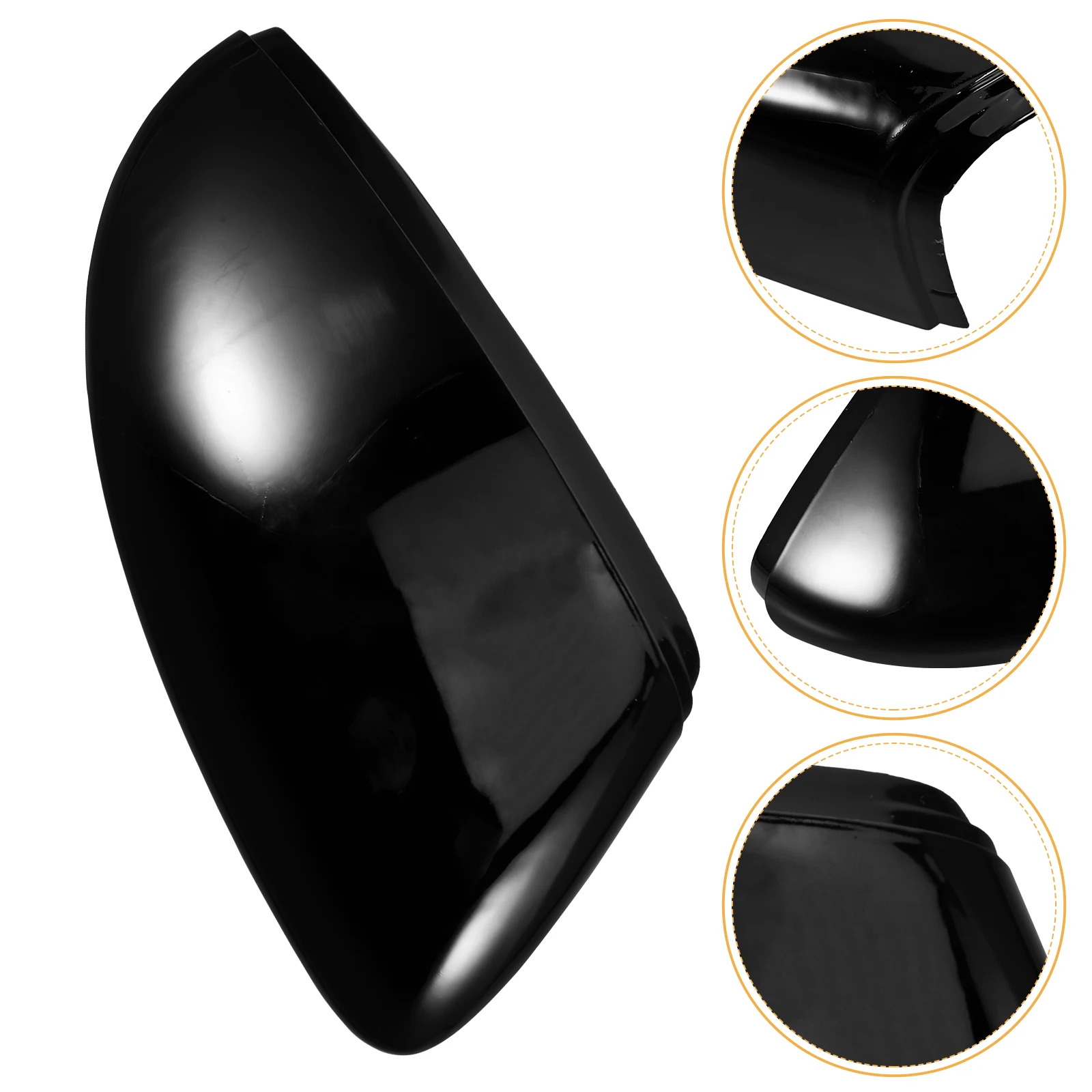 

Car Rear Mirror Cover Auto Wing Mirror Cap Decor Shell Replacement Vehicle Exterior Durable Easy Install Left Side