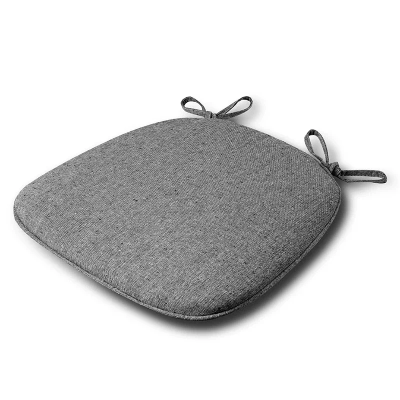 Brief Flax Non-slip Chair Cushion Comfortable Home Sponge Dining Chair Cushions Washable Outdoor Garden  Chair Pad Car Seat Mats
