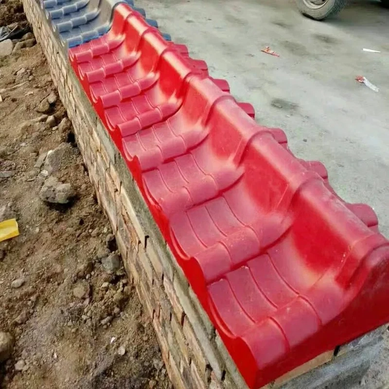 Cement mold antique plastic wall pressing roof courtyard wall integrated wall cap prefabricated building formwork tile formwork