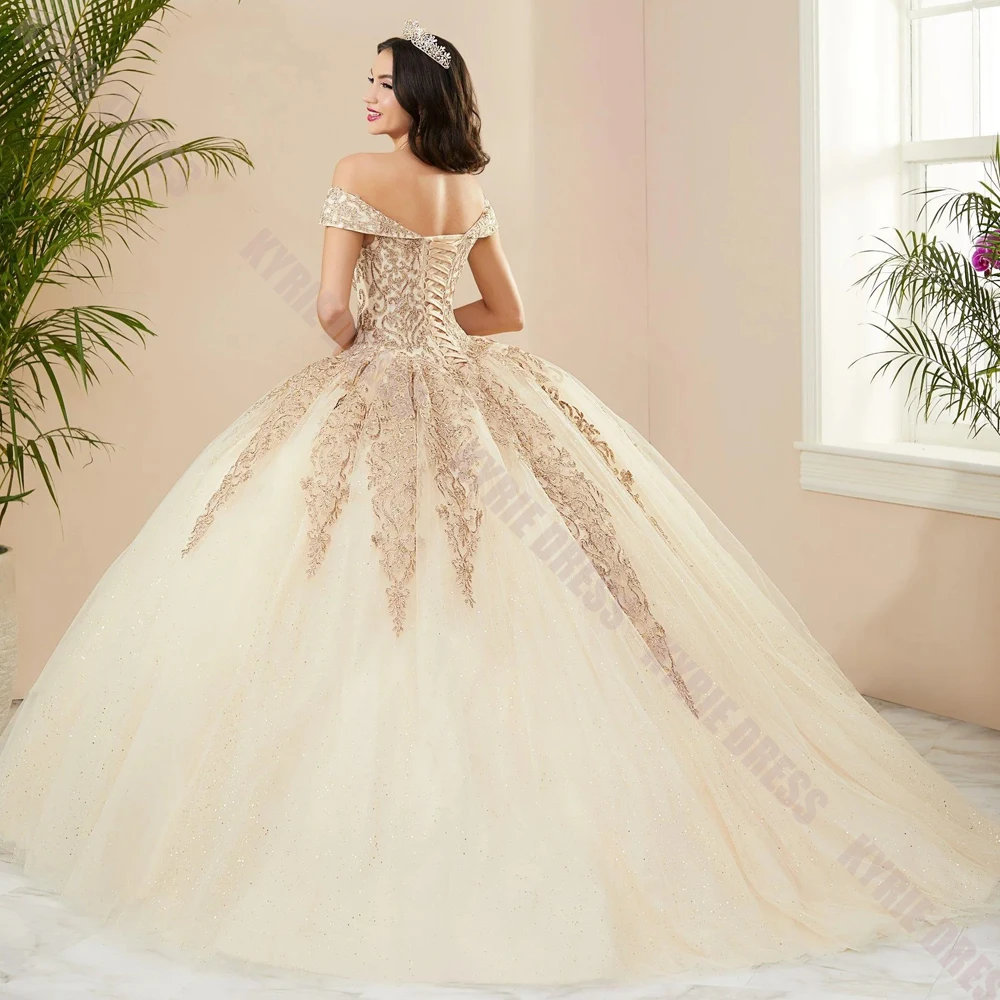 Elegant Quinceanera Dress Customized Sweetheart Neck Sleeveless Crystal Beading Tulle Ball Gown Party Birthday Sweet 15 16 Dress