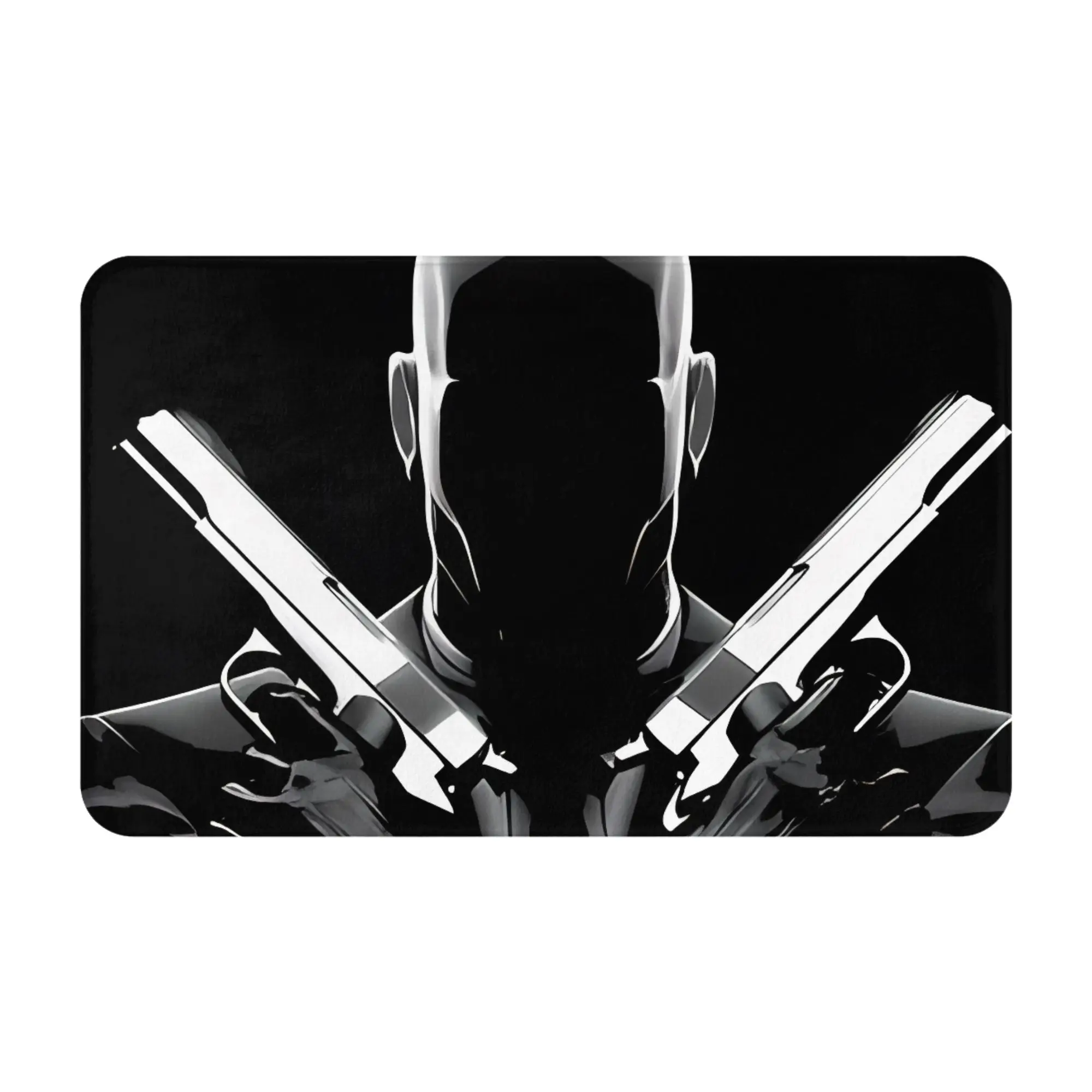 Hitman Agent 47 Film And Printed With Eco Christmas Decoration Bathroom Mat Hitman Doormat Kitchen Carpet Outdoor Rug Home Decor