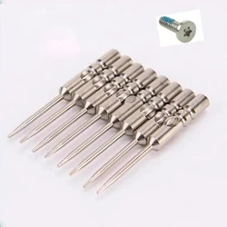10pcs/set 40mm Magnetic Star Electric 800 Precision Screwdriver Bits Maintenance Tools Special Torx 1.2 0.8 Pentalobe bit