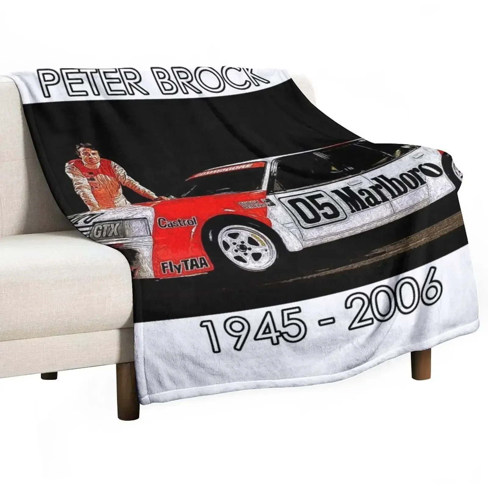 

RIP - Peter Brock Throw Blanket Summer Beddings For Decorative Sofa Luxury Luxury Designer Blankets