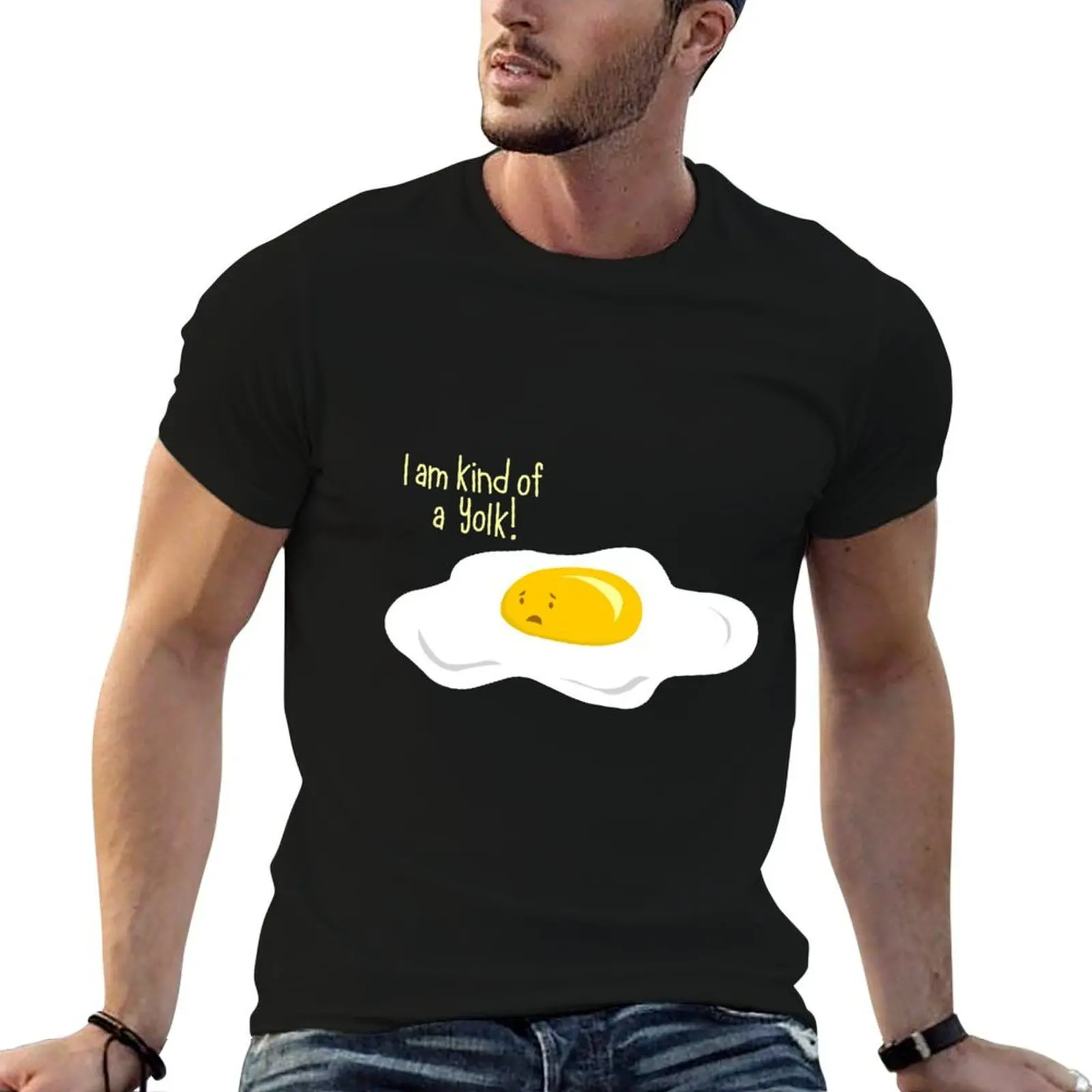 

Egg-sactly! T-Shirt man t shirt luxury men t shirt cotton 100% man tshirt T-shirt