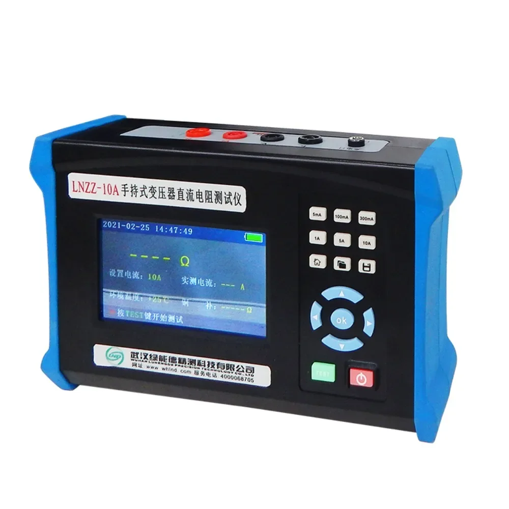 

Digital handheld transformer DC winding resistance tester winding resistance measurement DC