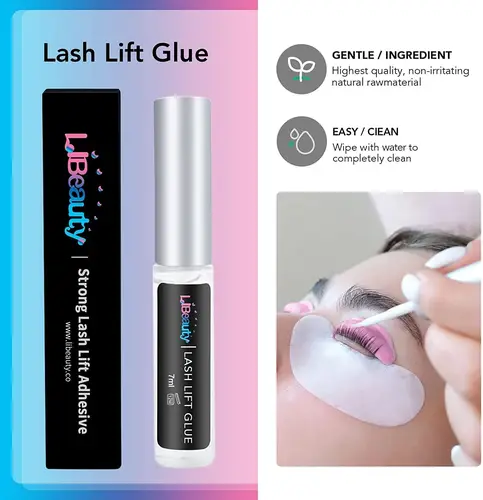 Libeauty-pegamento para levantar pestañas súper fuerte, adhesivo para levantar pestañas, adhesivo transparente para levantamiento de pestañas, herramientas de maquillaje, 7ml