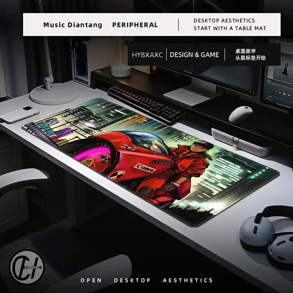 Desk Accessories A-Akira Anime Large Mouse Pad Anime Fashion New Mousepad Gamer Pc Cabinet Computer Desks Keyboard Mat Gaming