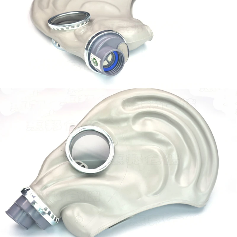 

Self suction long tube air respirator gas mask