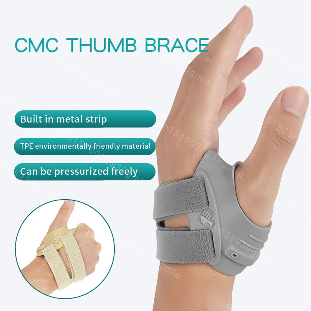 1Pcs Flexible Splint Wrist Thumb Support Brace for Tendonitis Arthritis Thumb Protector Guard Fits Right & Left Hand for Fitness