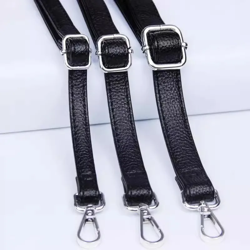 

Leather Strap Backpack Bag Crossbody Double Shoulder Bag Accessory Versatile Cowhide Leather Bag Belt Fashionable Accessory