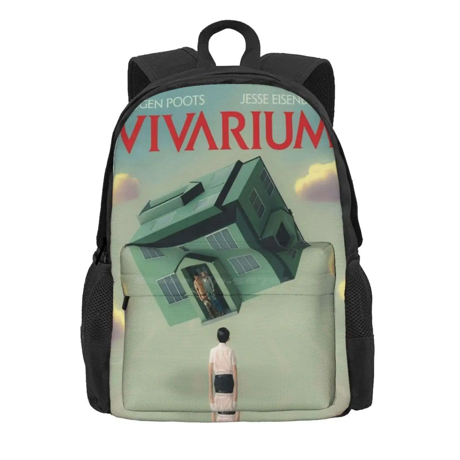 Vivarium - Home Fly Hot Sale Schoolbag Backpack Fashion Bags House Science Fiction Killer Joe Cannes Green Vivarium Home Fly