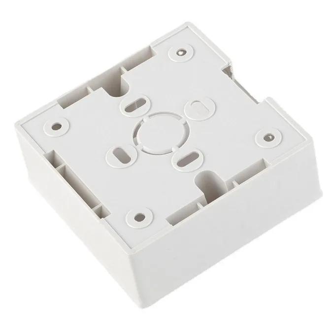 

2pcs 86 Type Recessed Wall Switch Box Imperial Screws Dustproof Waterproof Easy Install For Home Office Commercial Use