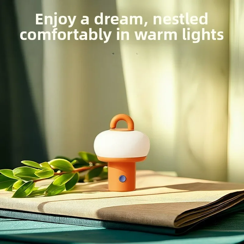 ضوء الليل الصغيرة أباجورة الإبداعية المحمولة زخرفة في الهواء الطلق التخييم مصباح قابلة للشحن الشمال غرفة نوم مصباح لتهيئة الجو #2
