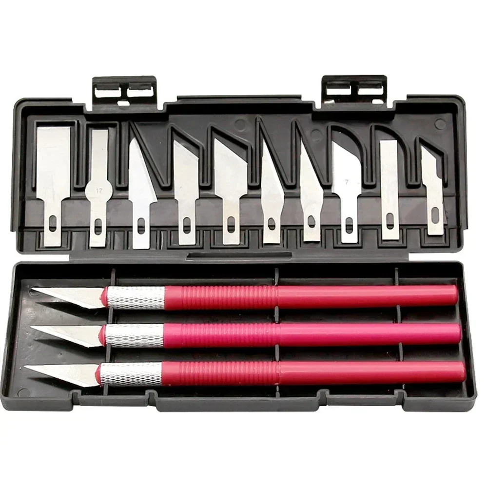 Engraving Carving Knife Set High Carbon Steel Scalpel Knife Tools Kit Polymer Clay Pen Knife Crafts Carving Cutter Repair Tools