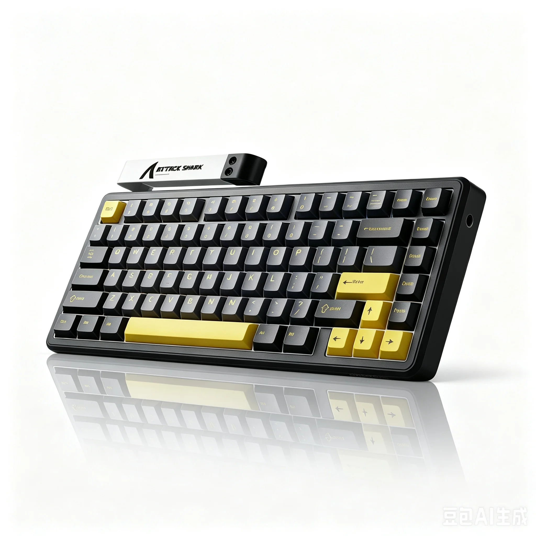 ATTACK SHARK X65 HE Hall Effect Gaming Mechanical Keyboard, 8KHz , 0.01mm Rapid Trigger, 0.125ms Low Latency, Hot-Swap RGB Backlit