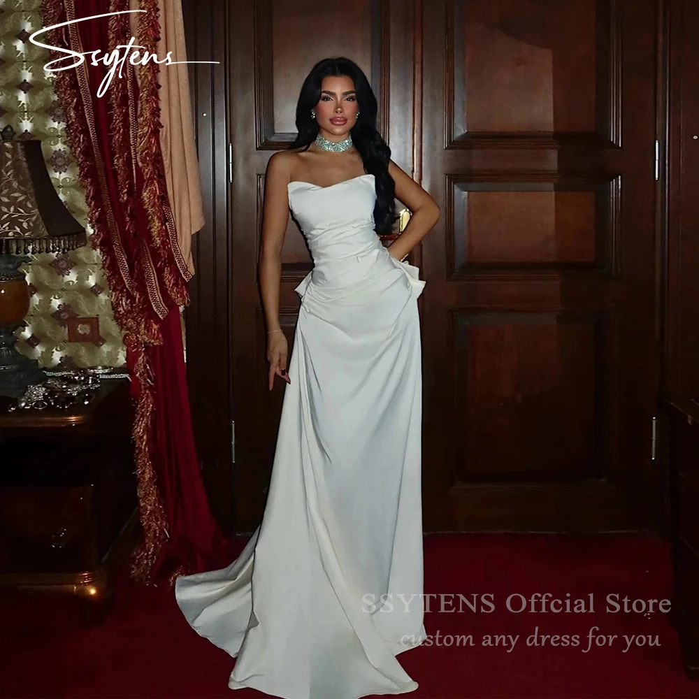 Suknie ślubne SSYTENS w stylu nowoczesnej syreny, suknie ślubne z Arabii Saudyjskiej, suknie ślubne z dekoltem w serduszko, suknie ślubne 2026, damskie suknie ślubne szyte na miarę, robes de mariée