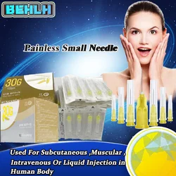 Medical disposable painless small needle Superfine Beauty needle Medical Beauty Sterile Injector Micro Hypodermic Needle tools