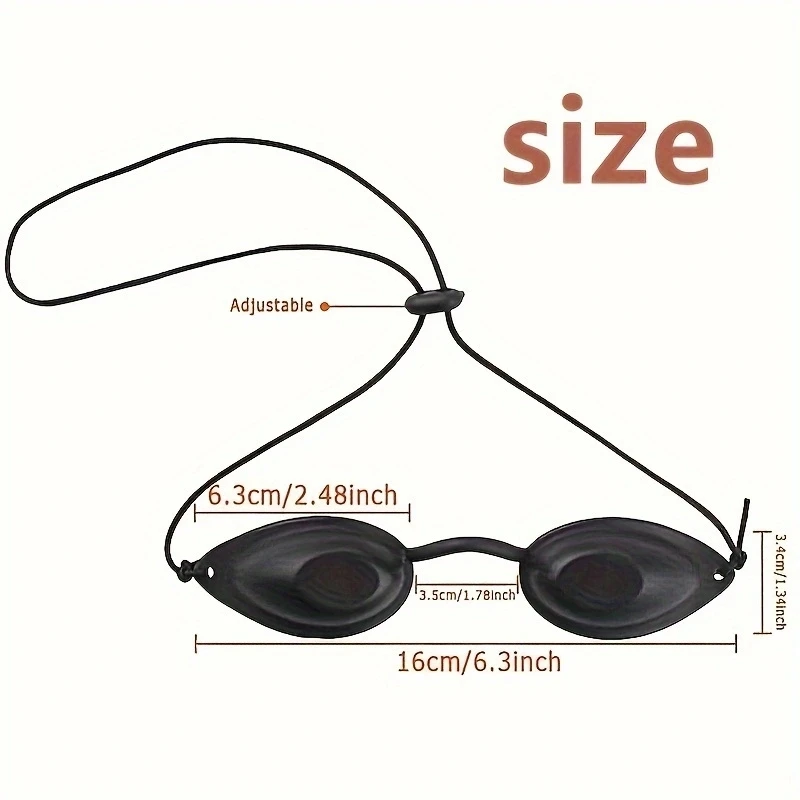 Laser Safety Goggles IPL protective glasses soft Eyepatch for Beauty OPT  E light eyecup