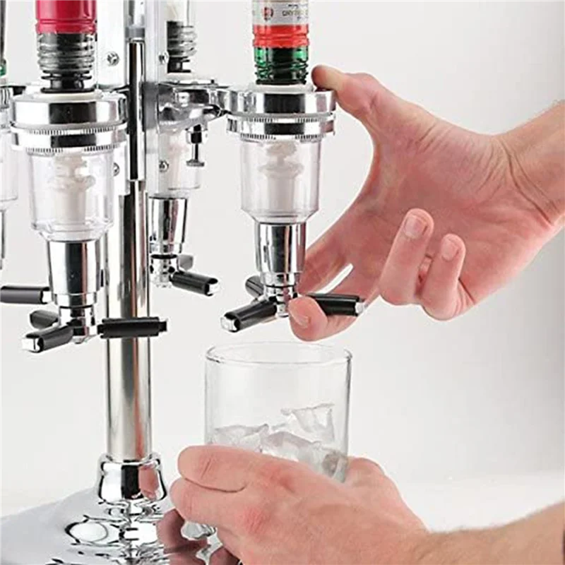 

TFTP-12Pcs 45Ml/1.5Oz Bar Butler Wall Mounted Replacement Nozzle Shot Dispenser For Revolving Liquor Caddy Bottle Holder