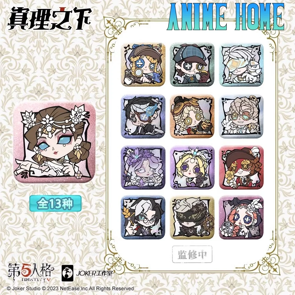 

Game Identity V Under the Truth Mini Baji Badge Brooch Pin Collection Cosplay Official Kids Gift
