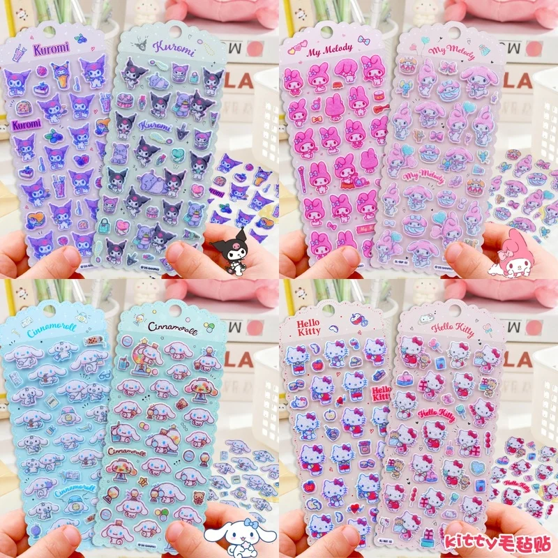 

Kawaii Hello Kitty корица 3d фетровая тканевая наклейка мультяшный чехол для телефона украшение наклейка студенческая наклейка «сделай сам» подарок