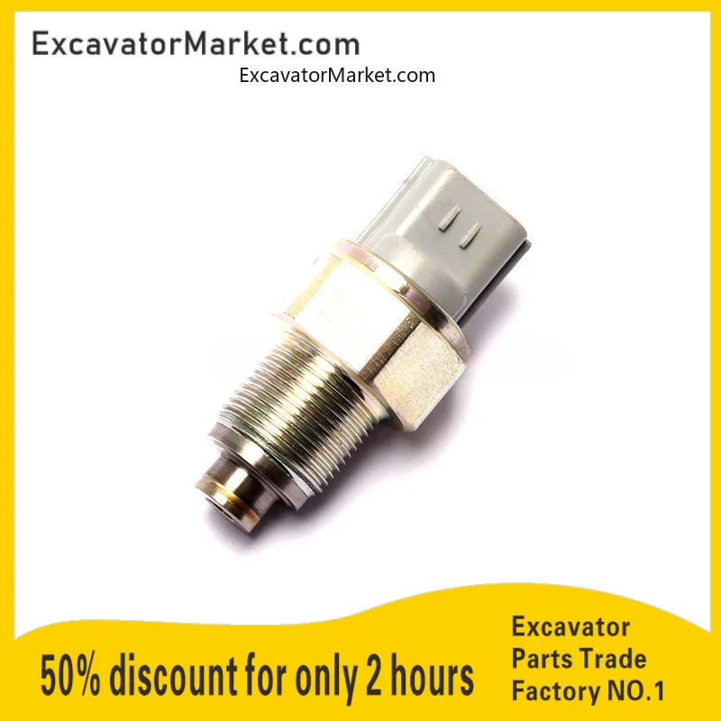 Excavator Parts For Komatsu PC400 450-7 8 Excavator accessories Oil Pump High Pressure Common Rail Pressure Sensor 499000-4441