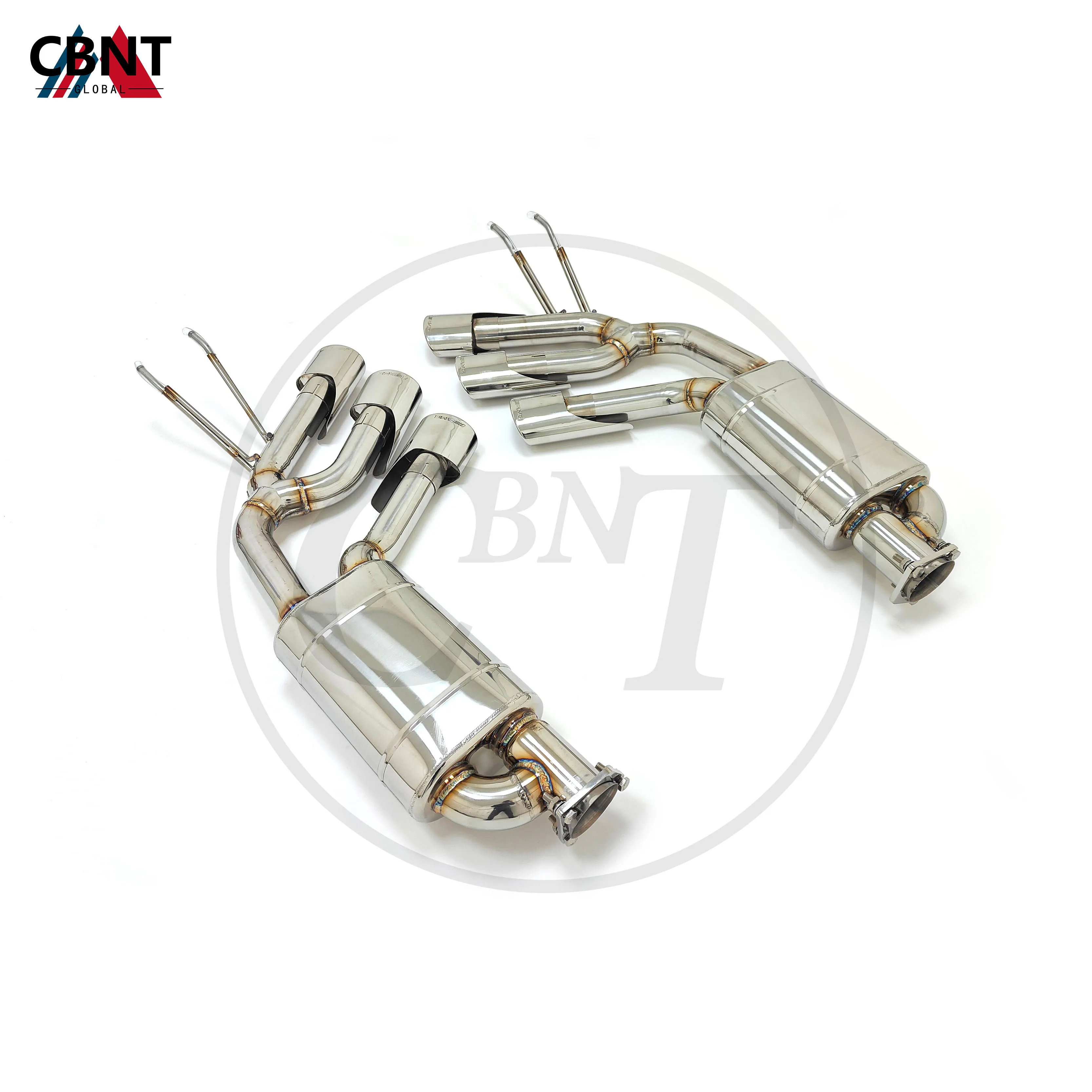 

CBNT Exhaust Systems for Mercedes Benz AMG W463 G500 G63 G65 5.5T 2010-2016 SS304 Quality Tuning Exhaust Axle-back without Valve