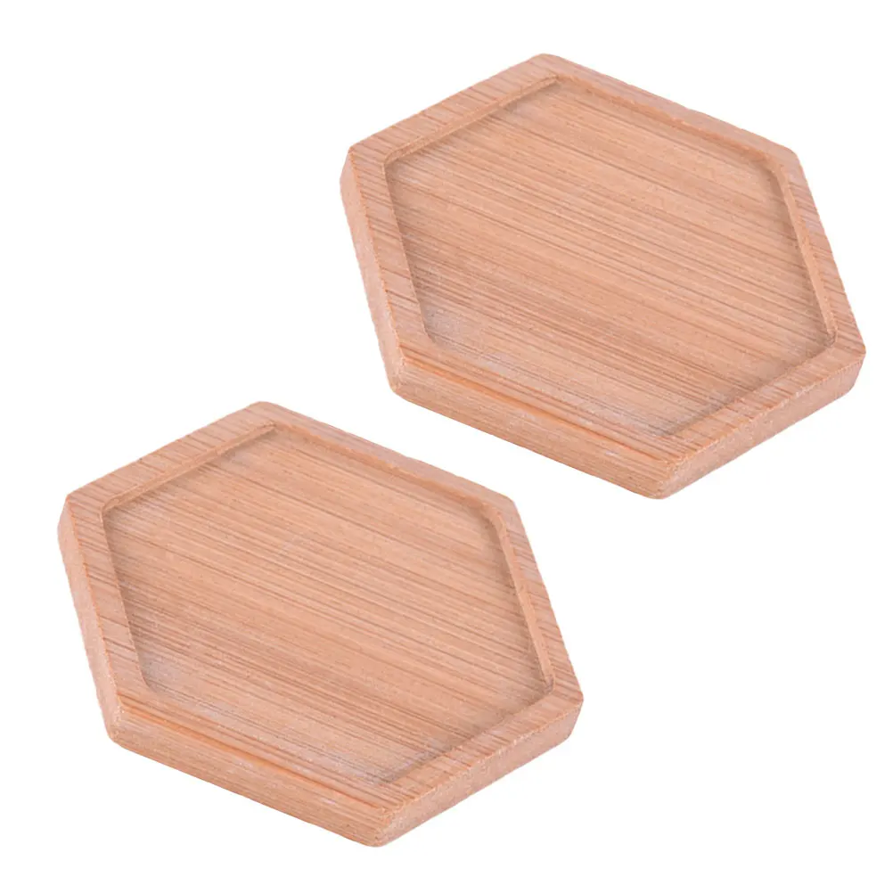 

2 pcs Tray H made Smooth NonDeform Serving Food Coaster Tea Coffee Snack Fruit Vegetable Home Decor Kitchen Bar