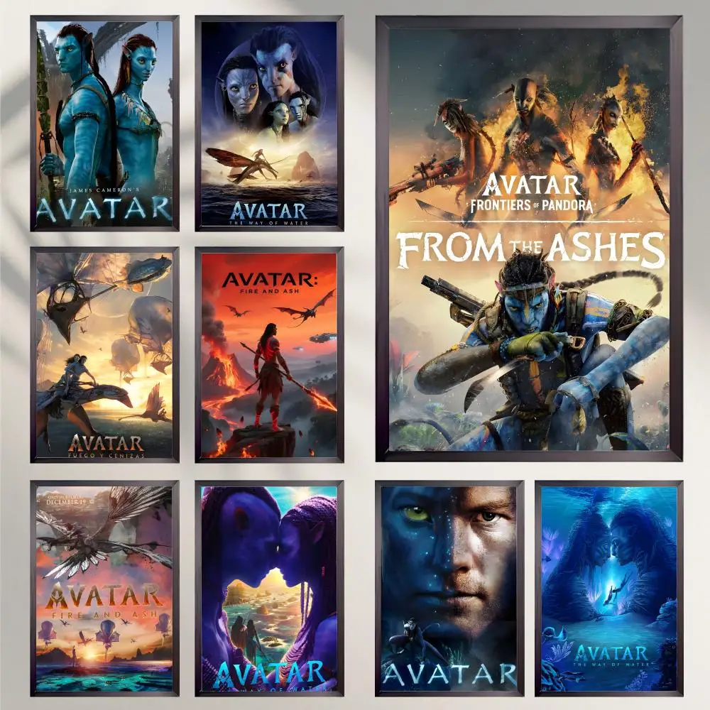Classic Movies A-AvatarS Poster HD Versatile Waterproof Wall Decor Self Adhesive Perfect for Any Room & Ideal Gift
