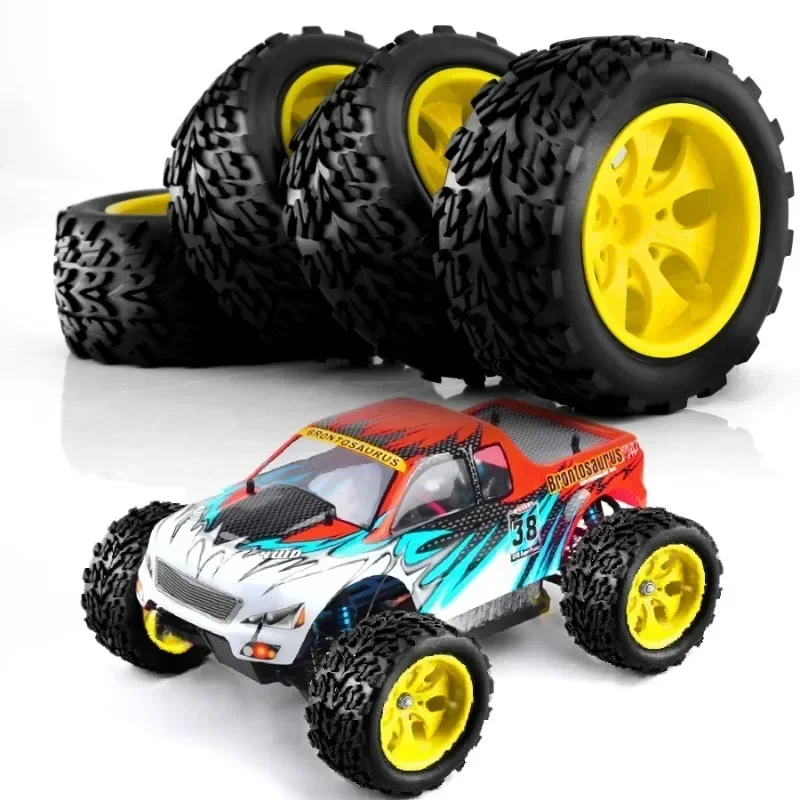 5 kleuren 4 stks RC Rubber Spons Banden Velg HSP 1:10 Monster Truck 88025 HSP 94111 94108 94188
