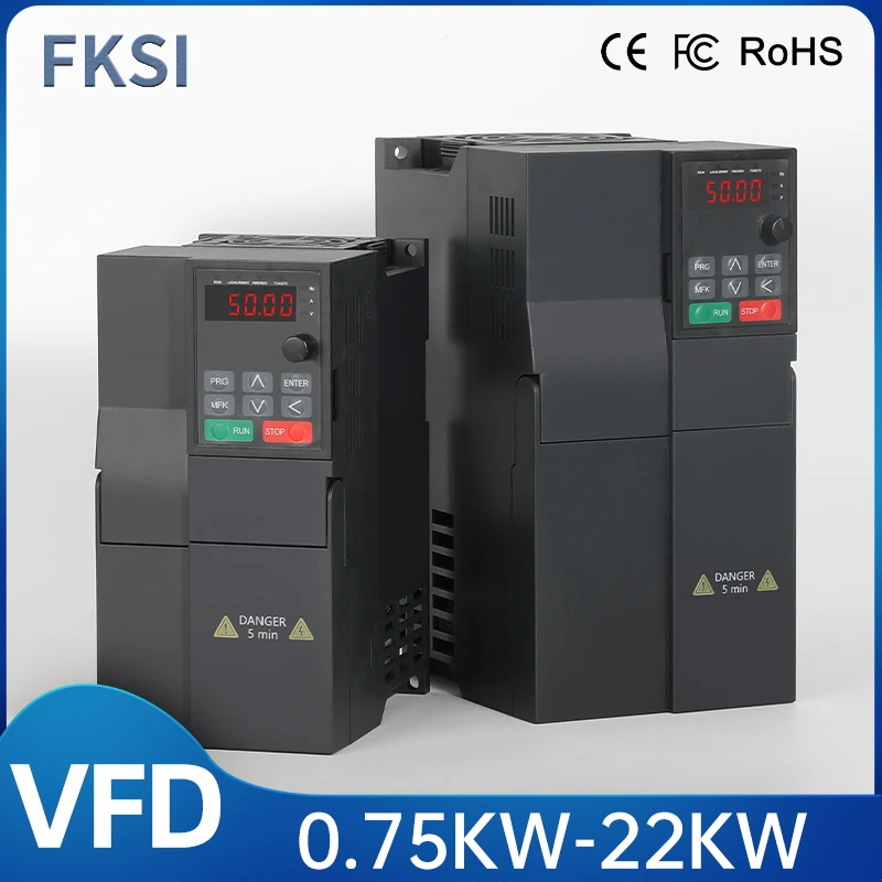 380V 3PH-3PH VFD Variable Frequency Drive Converter inverter 2.2/4/5.5/ 7.5/11/15/22KW for 3phase Motor Speed ​​​​​​Controller