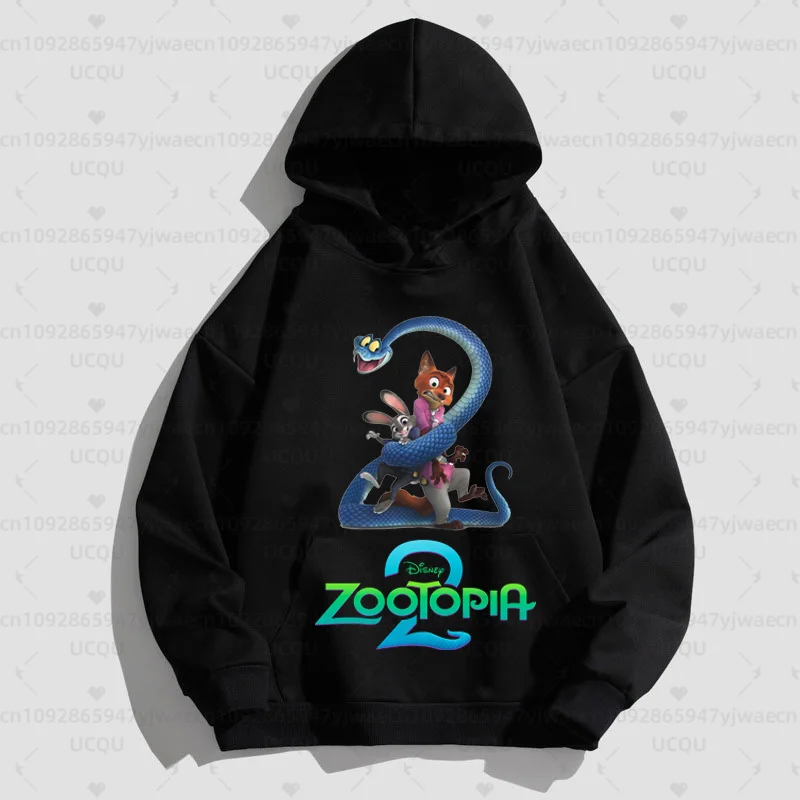 الخريف والشتاء ديزني زوتوبيا 2 جودي هوبس نيك الشباب مقنعين هوديس الاطفال الكبار زوجين البلوز البلوفرات القمم #4