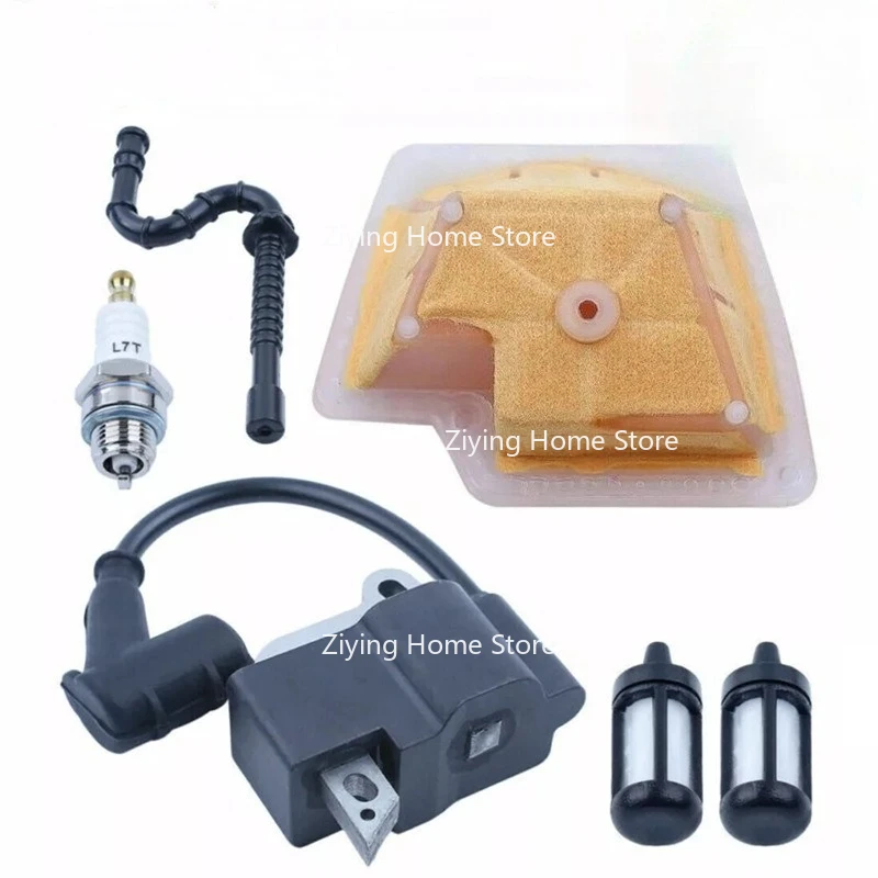 

Chainsaw MS270 MS280 High Pressure Package Fuel Pipe Igniter Coil Module Rotor Oil Filter