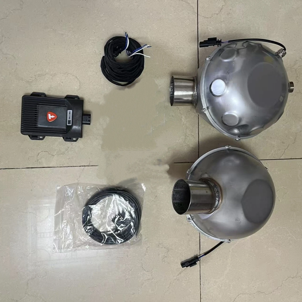 Exhaust System Electronic Active Exhaust Sound Booster Pro Two Speaker Kits + Smartphone Control Other For Car