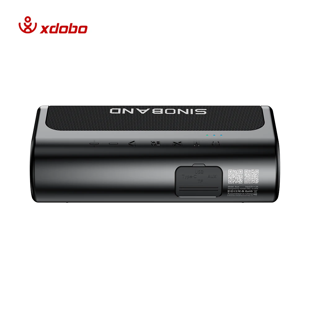 XDOBO Book 80W مكبر صوت لاسلكي متوافق مع بلوتوث خارجي IPX5 مقاوم للماء عالي الطاقة مكبر صوت جهير للحفلات الخارجية العائلية