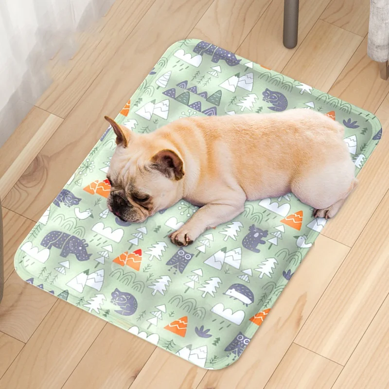 Pet Ice Pad Summer Cooling Sleeping With Dog Mat Mat Sleeping Mat Kennel Cat Summer Dog Mat Cat Mat