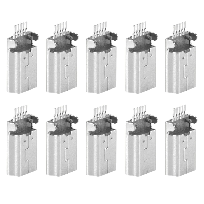 10 шт., разъём для пайки с разъемом USB Type-B