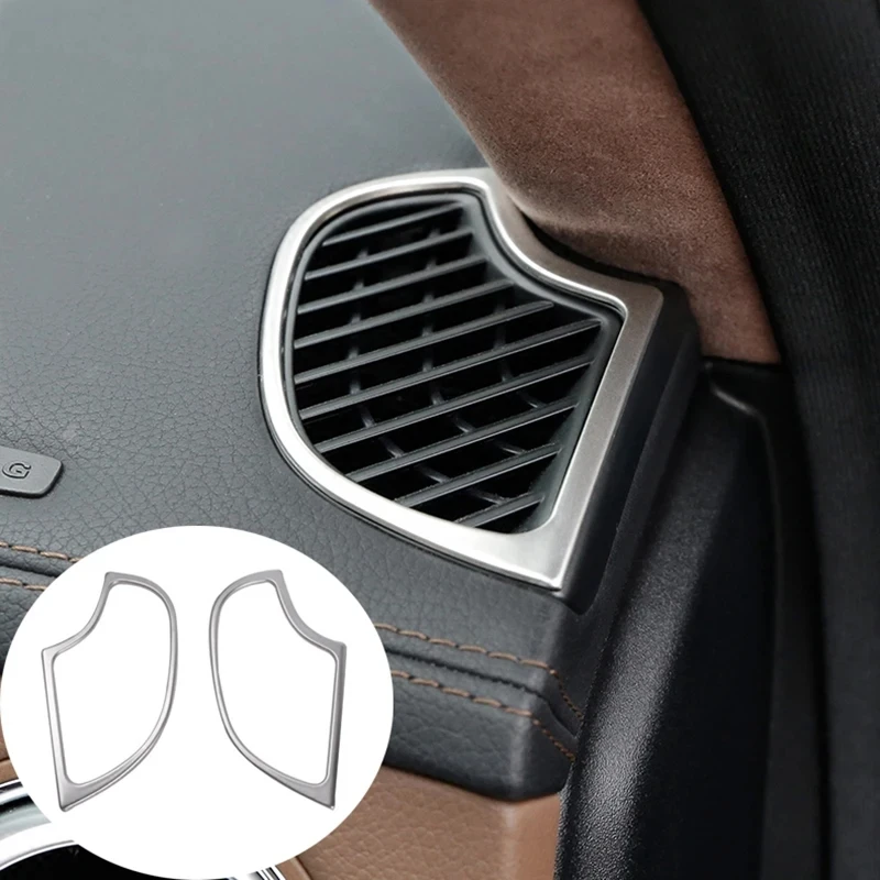 

Car-styling Dashboard Air Conditioning Vent Outlet Cover Sticker Trim For Mercedes Benz S Class W222 S320 S450 Auto Accessories