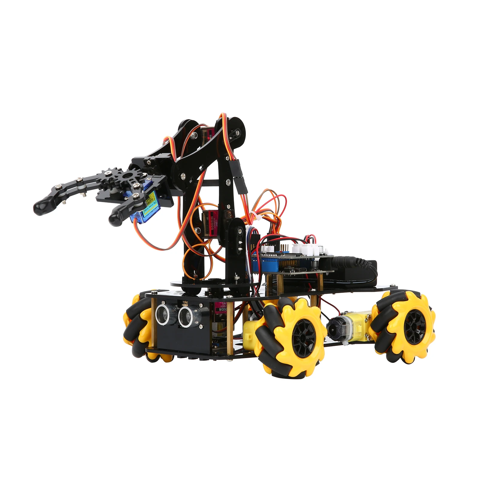 ACEBOTT ESP32 4 DOF Robot Arm Learning Kit Wifi Electronic Components Smart Car STEM STEAM Education Robotics for Arduino