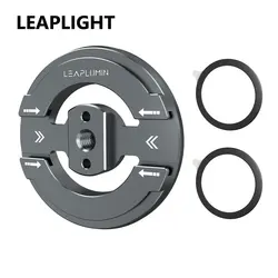 LEAPLIGHT Magnetic Phone Tripod Mount with 1/4” Screw Hot Shoe Adapter for Magsafe Iphone 16 15 14 13 Mic Light Tripod Ball Head