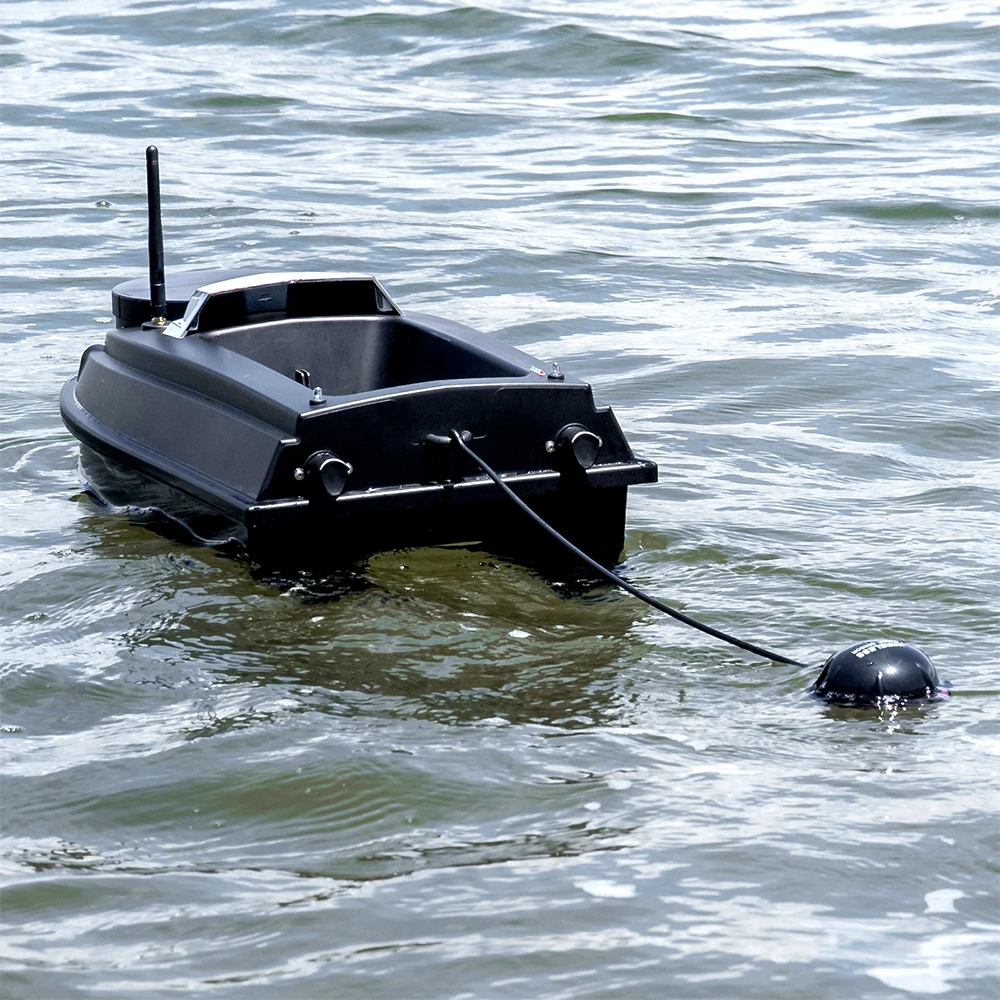 LOKEEVAN V030 RC Karpfen Angeln Köder Boot GPS, Große Größe 9 Angeln Boden 12 V High-Speed GPS Fishfinder Trawling Nest Köder Boot – Detail 14